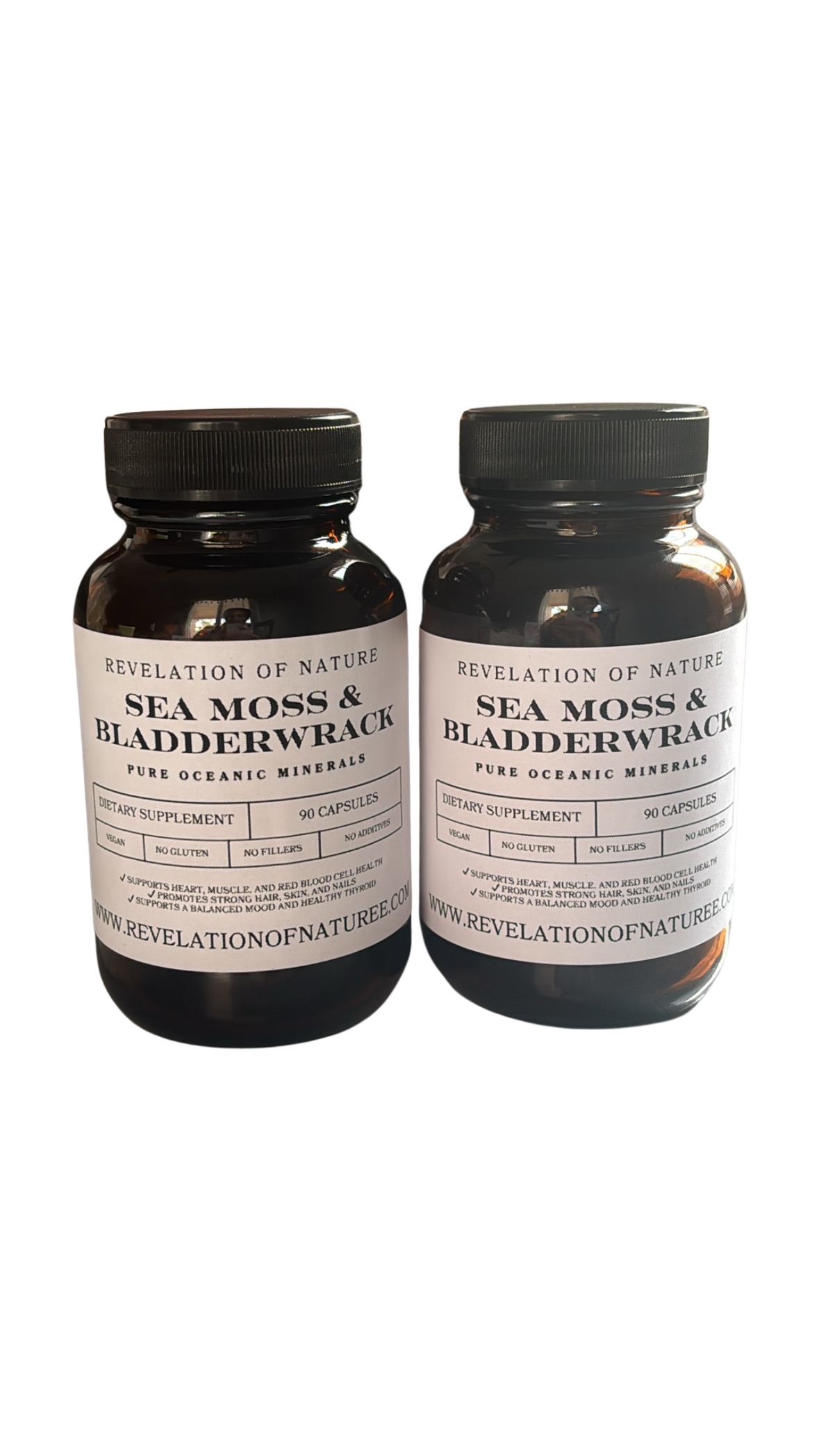Sea Moss & Bladderwrack Superfood Capsules (100% Vegan Capsules)